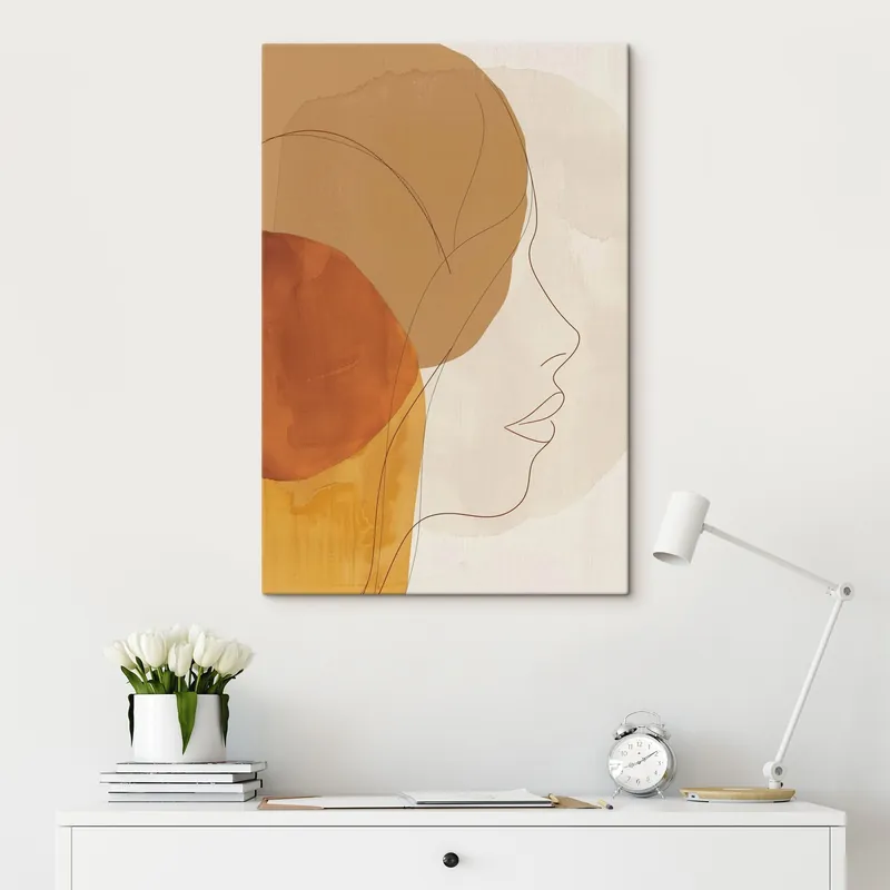Chilipir Pictură pe pânză Abstracție, fată Nr s45654