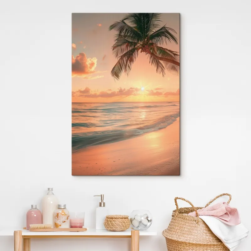 Super ofertă Pictură pe pânză Apus de soare pe mare Nr s45661