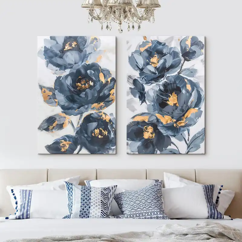 Reducere specială Pictură pe pânză Flori abstracte mari Nr m00782