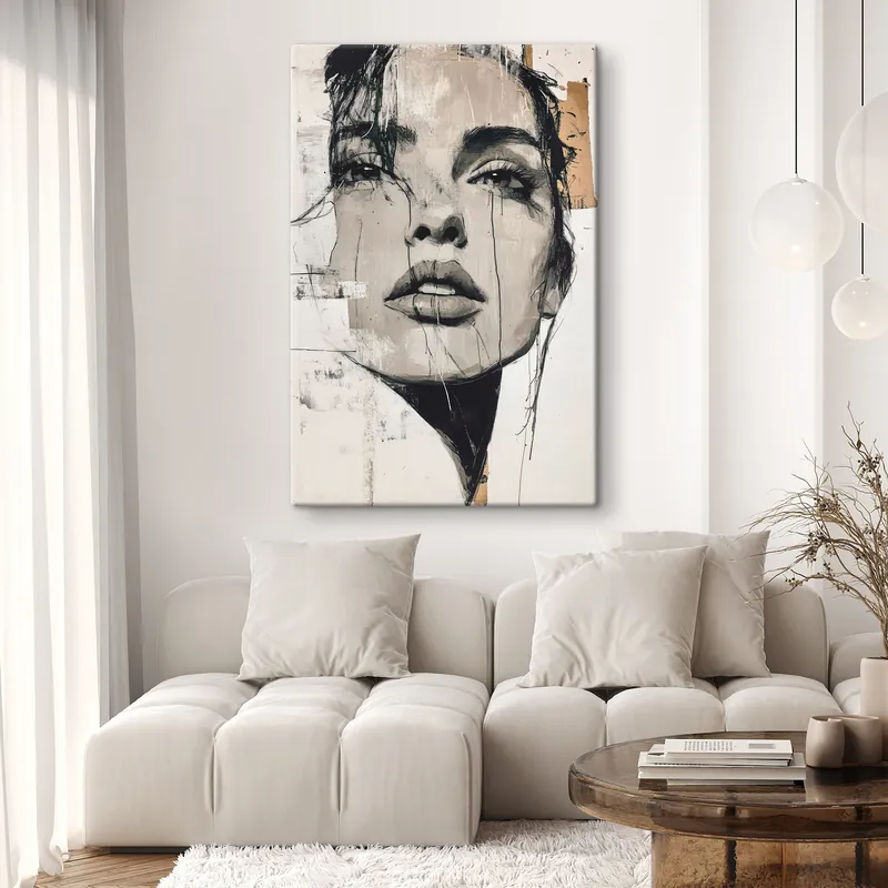Pictură pe pânză Portret de femeie Nr s45778 Vezi acum
