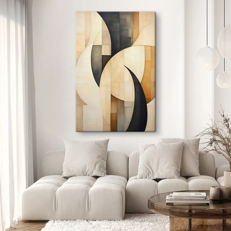 Pictură pe pânză Abstracție geometrică Nr s46006 Livrare expres