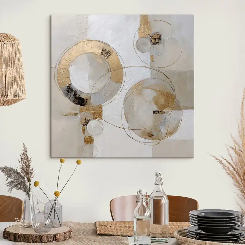 Reducere Pictură pe pânză Ciclicitatea formelor în stilul abstract modern Nr s45851