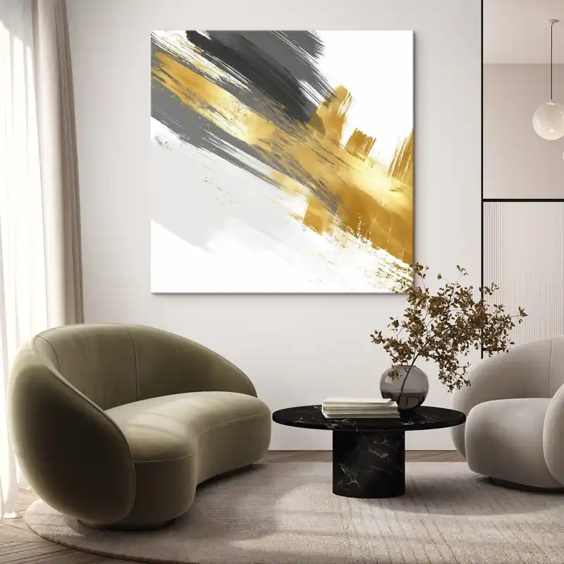 Cumpără online Pictură pe pânză Artă modernă cu elemente de pensulație rapidă Nr s45865