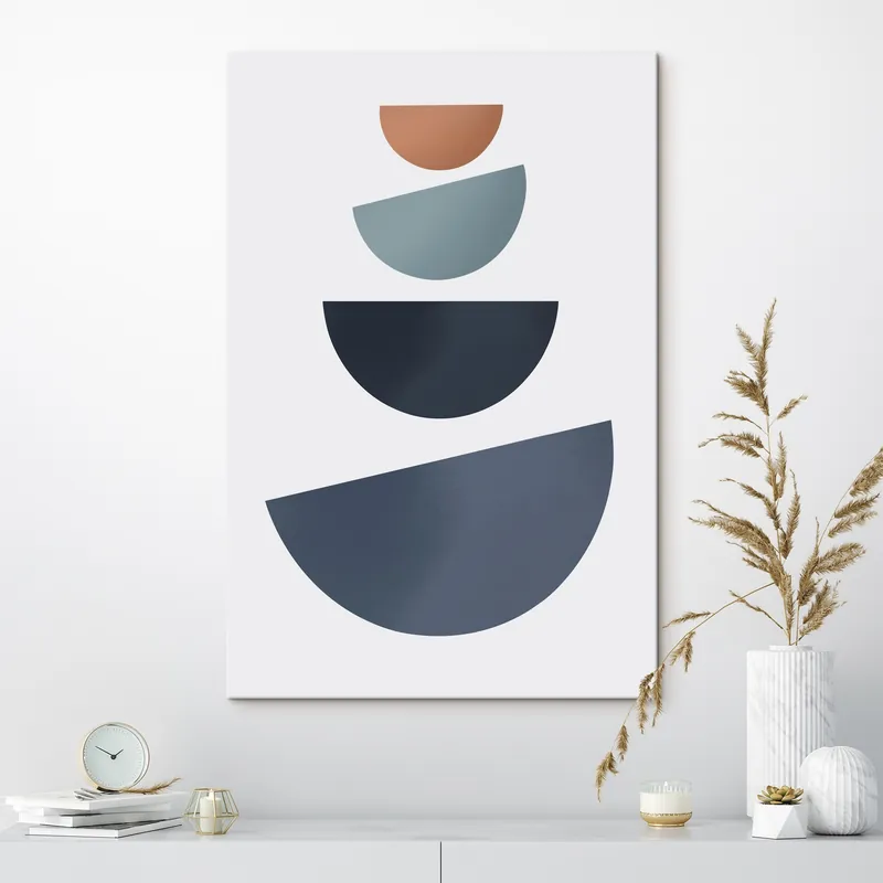 Disponibil imediat Pictură pe pânză Compoziție abstractă Nr s46062