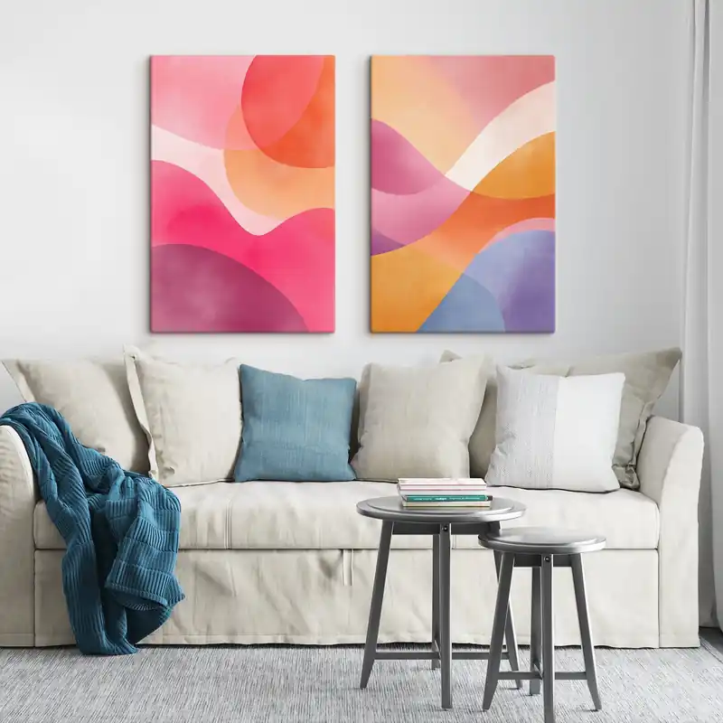 Livrare rapidă Pictură pe pânză Valuri abstracte Nr m00807