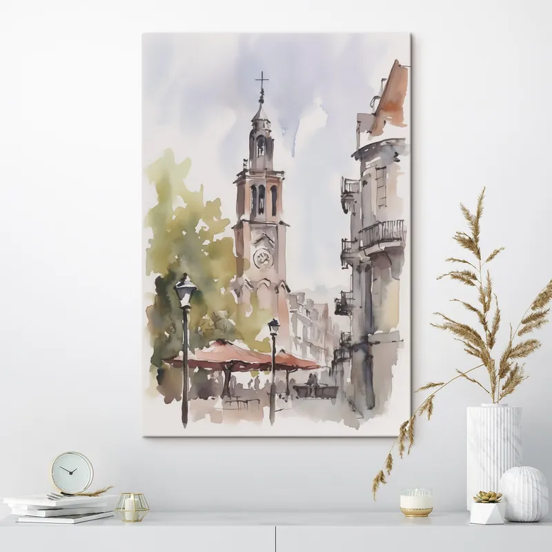 Pictură pe pânză Peisaj urban Nr s46121 Cel mai bun preț