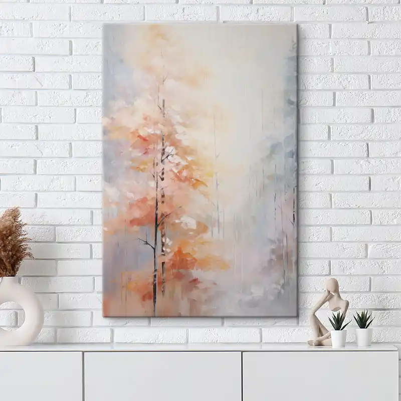 Pictură pe pânză Pictură imitație pădure de toamnă Nr s46122 Vezi acum