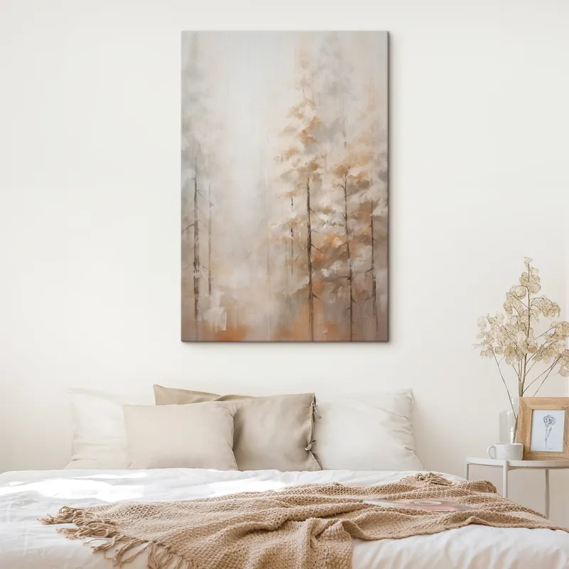 Preț redus Pictură pe pânză Copaci în pădure imitație de pictură Nr s46123