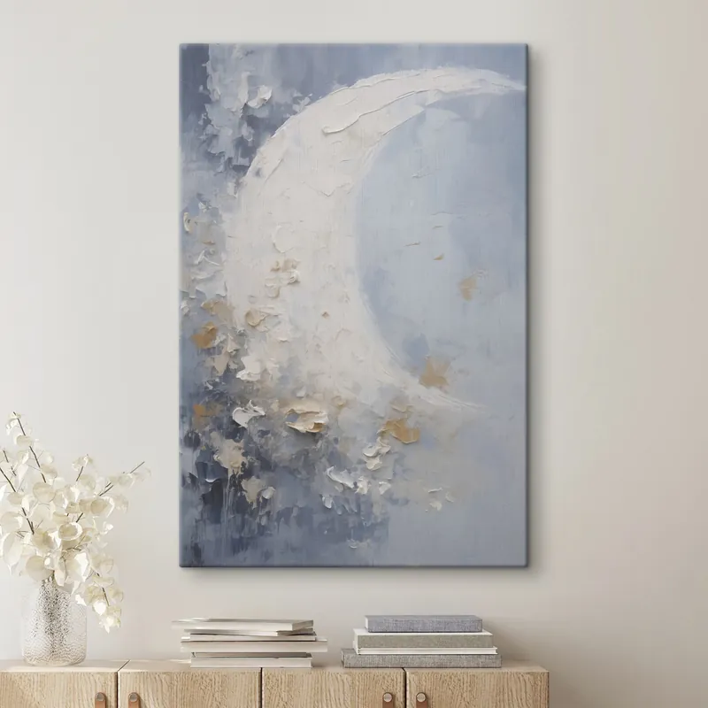 Pictură pe pânză Abstracție lună nouă Nr s46124 Noutate