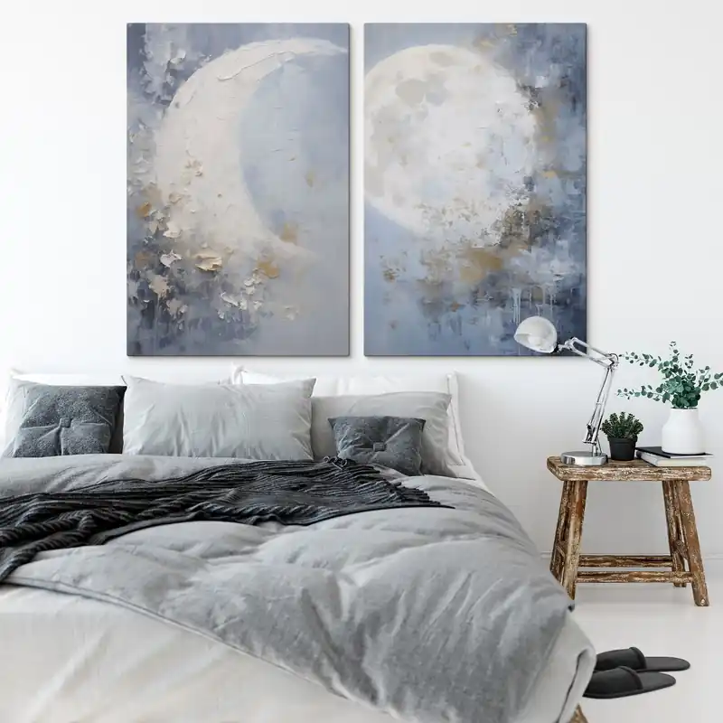 Pictură pe pânză Abstracție lunară Nr m00834 Preț mic