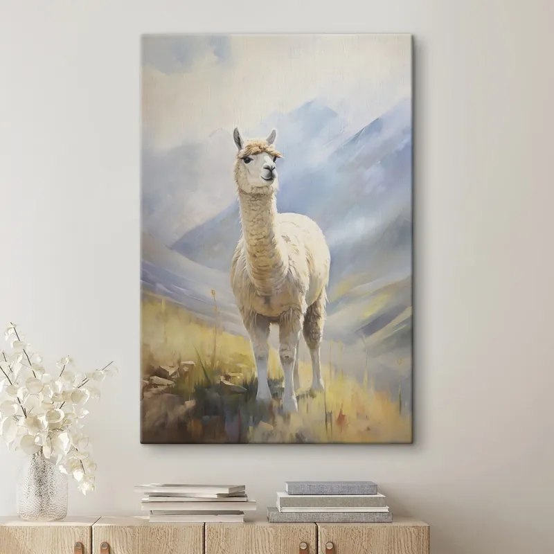 Livrare rapidă Pictură pe pânză Lama Nr s46196