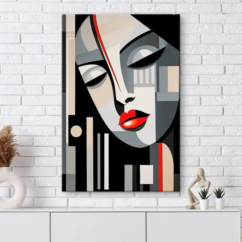 Pictură pe pânză Față abstractă Nr s46213 Cel mai vândut