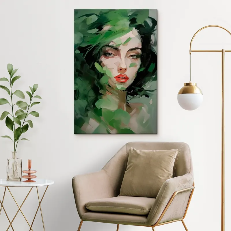 Pictură pe pânză Portret feminin abstract Nr s46224 Cumpără acum