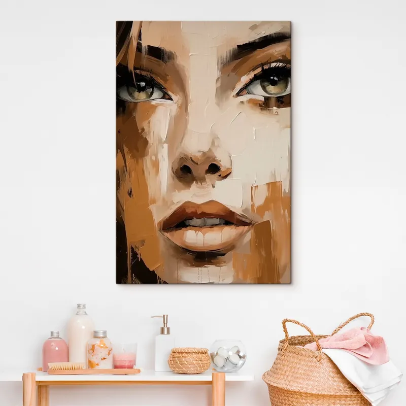 Pictură pe pânză Portret feminin abstract Nr s46228 Cumpără acum