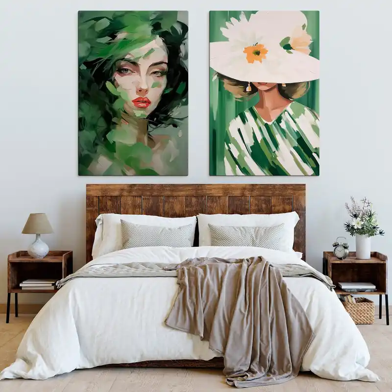 Premium Pictură pe pânză Portrete feminine Nr m00844