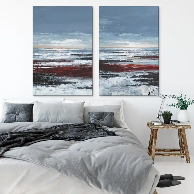 Premium Pictură pe pânză Orizont abstract Nr m00790
