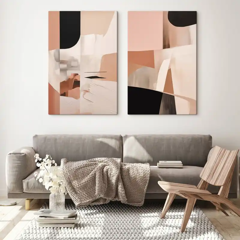 Pictură pe pânză Compoziții abstracte Nr m00854 Comandă acum