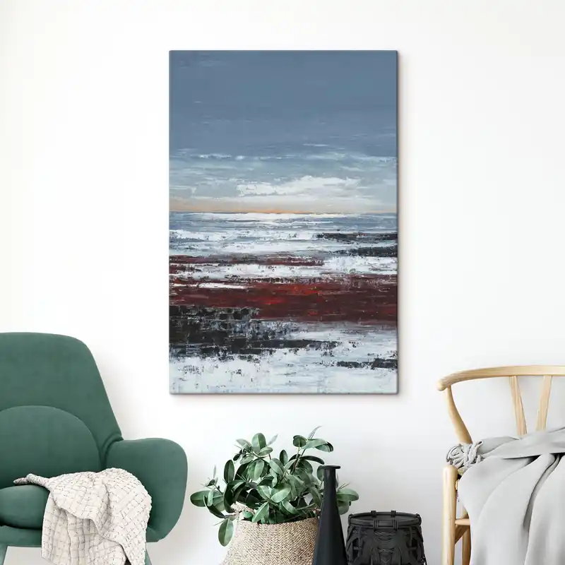 Expediere rapidă Pictură pe pânză Peisaj marin abstract Nr s46014