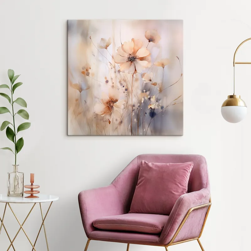 Pictură pe pânză Flori sălbatice abstracte delicate Nr s46139 Comandă acum