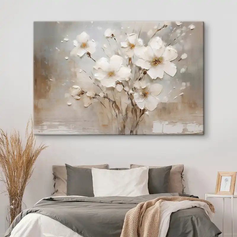 Pictură pe pânză Flori abstracte Nr s46254 Comandă acum