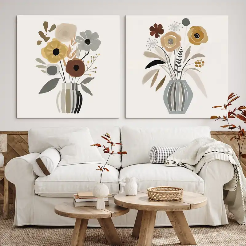 Pictură pe pânză Flori în vază Nr m00872 Discount