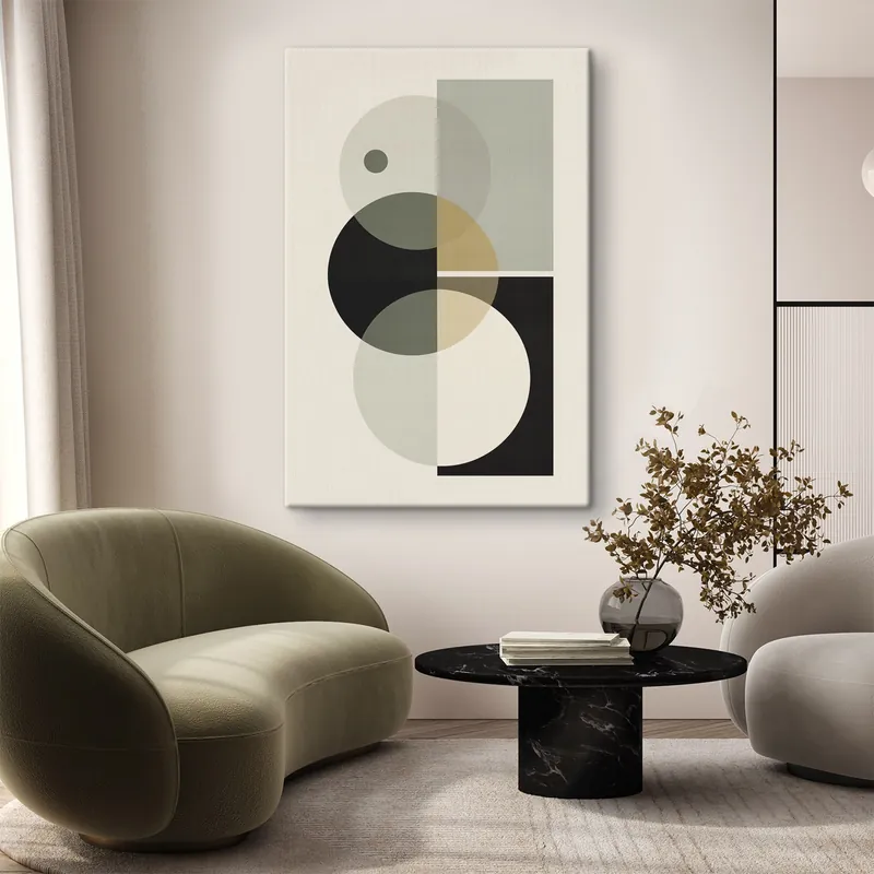 Pictură pe pânză Abstracție geometrică Nr s46353 Calitate înaltă