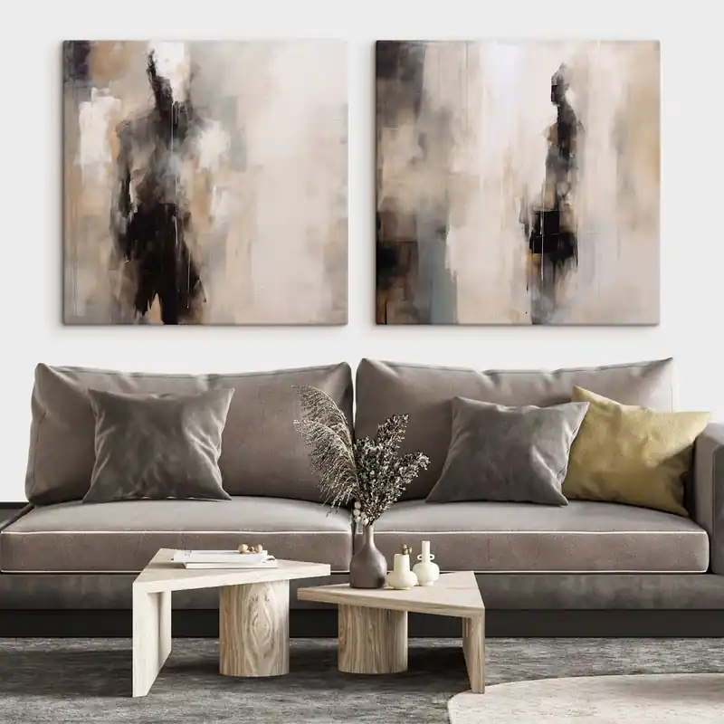 Pictură pe pânză Figuri umane abstracte în umbră Nr m00860 Comandă acum