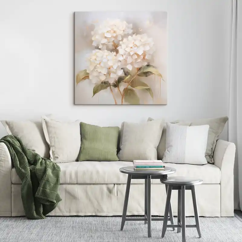 Pictură pe pânză Buchet delicat de hortensii Nr s46262 Disponibil imediat