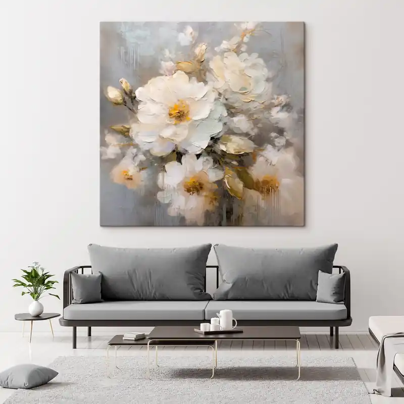 Lichidare de stoc Pictură pe pânză Flori abstracte Nr s46265