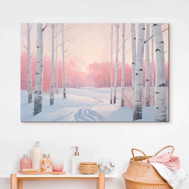 Retur ușor Pictură pe pânză Pădurea Birch Nr s46405