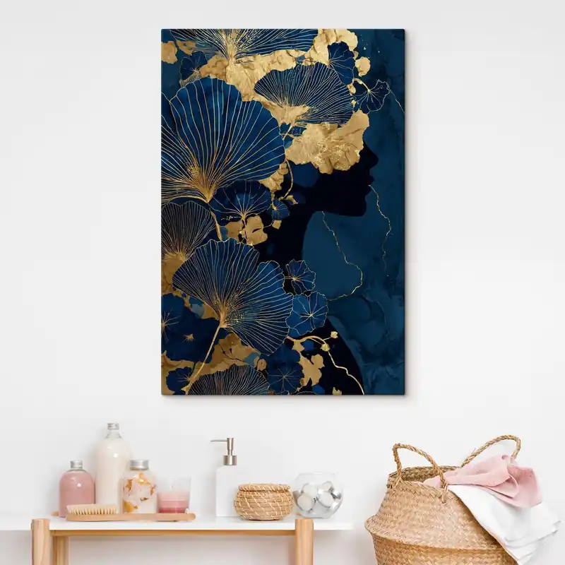 Ofertă Pictură pe pânză Frunze abstracte Nr s46367