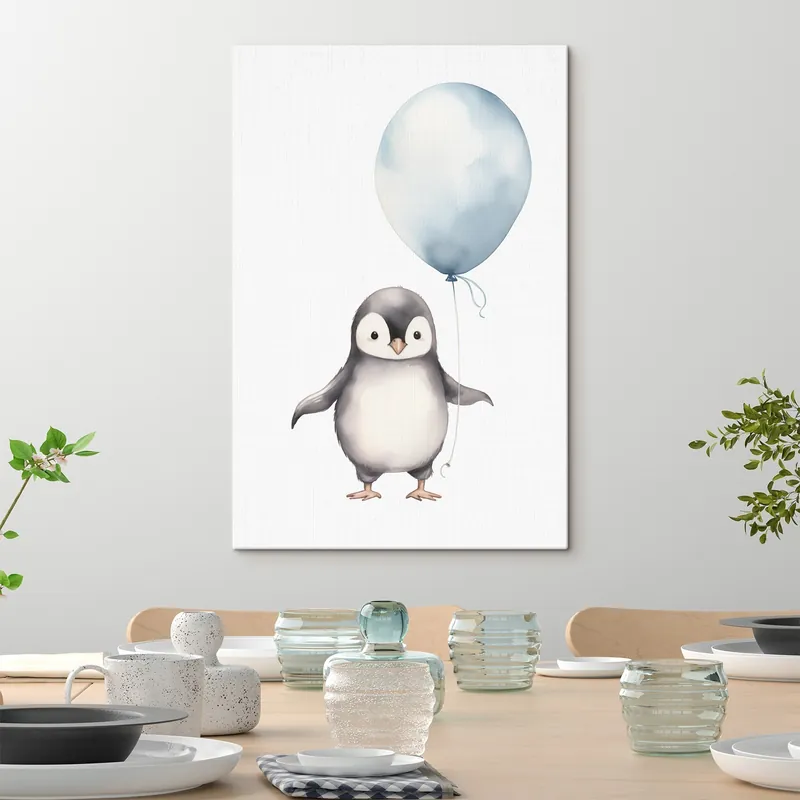 Ultima șansă Pictură pe pânză Pinguin Nr s46374