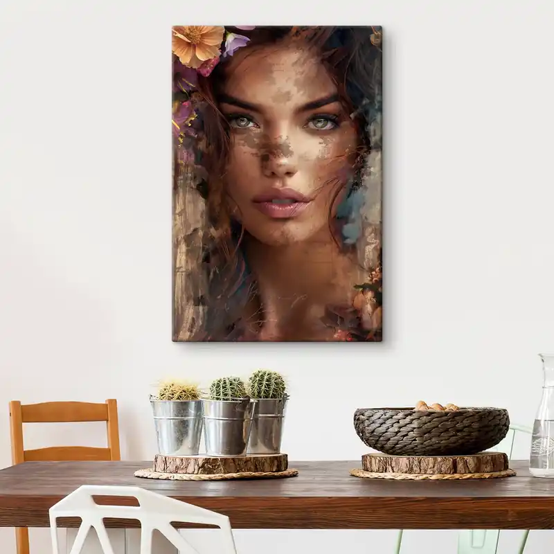 Bestseller Pictură pe pânză Fața unei fete cu vopsea Nr s46379