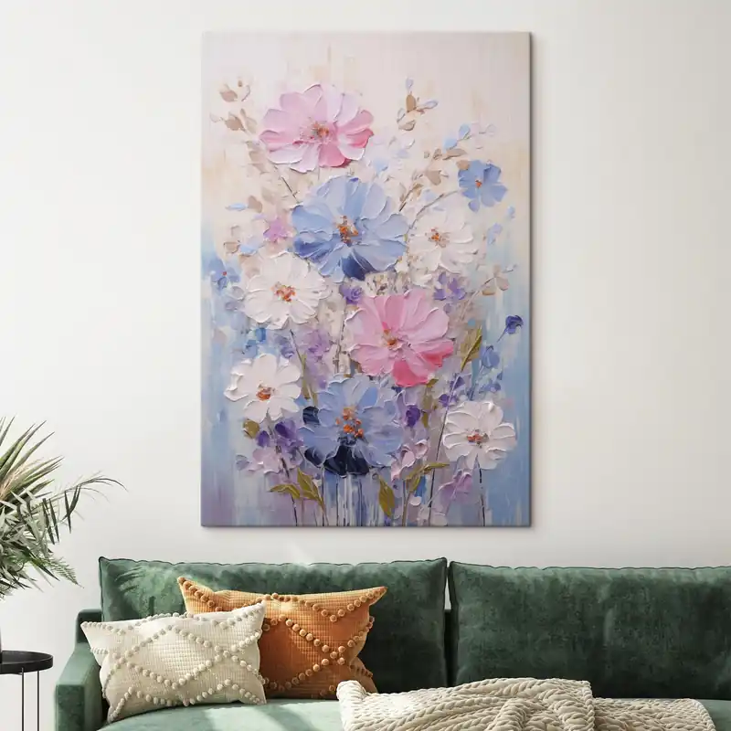 Ofertă de sezon Pictură pe pânză Buchet de flori Nr s46389