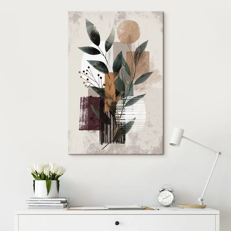 Cel mai vândut Pictură pe pânză Abstracție frunză Nr s46393