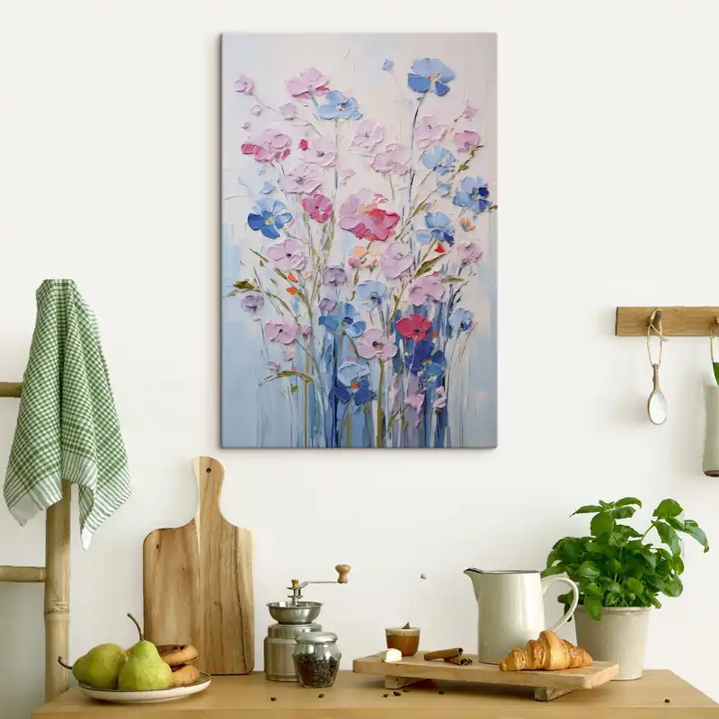 Pictură pe pânză Flori pictate Nr s46395 Super ofertă