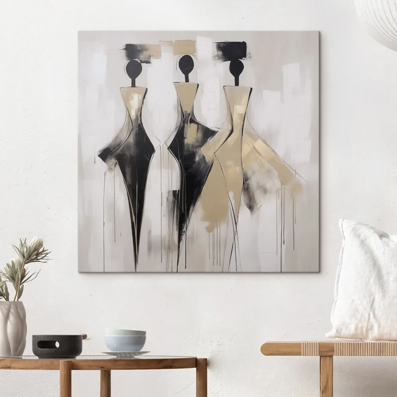 Pictură pe pânză Siluete abstracte Nr s46436 Ultima șansă