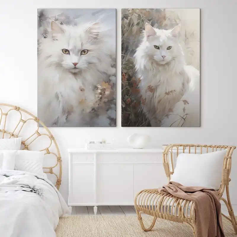 Ofertă specială Pictură pe pânză Pisici Nr m00936
