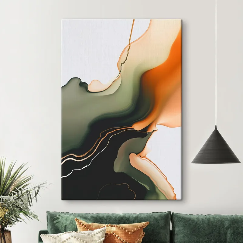 Pictură pe pânză Val abstract Nr s46448 Expediere rapidă