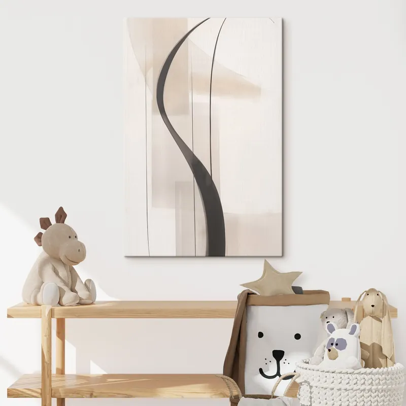 Retur ușor Pictură pe pânză Caligrafie elegantă. Abstracție Nr s46469