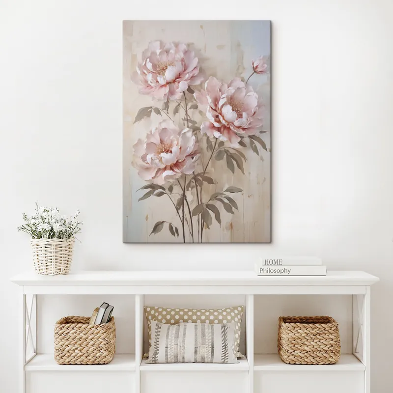 Premium Pictură pe pânză Peonii Nr s46561