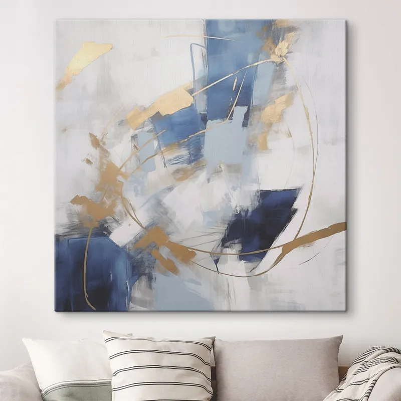 Pictură pe pânză Abstracție Nr s46564 Reducere de preț