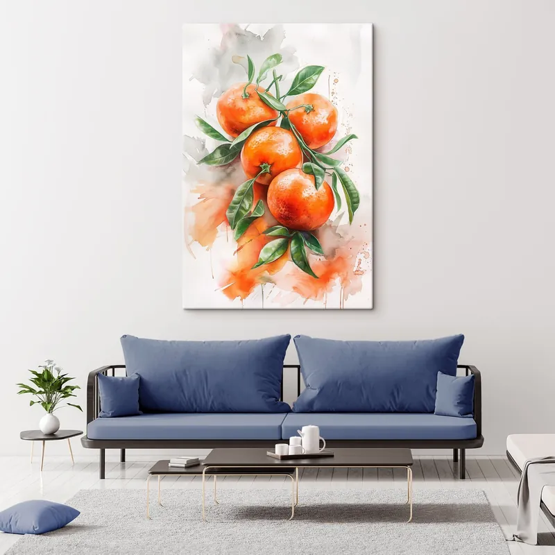 Preț mic Pictură pe pânză Mandarine coapte Nr s46586