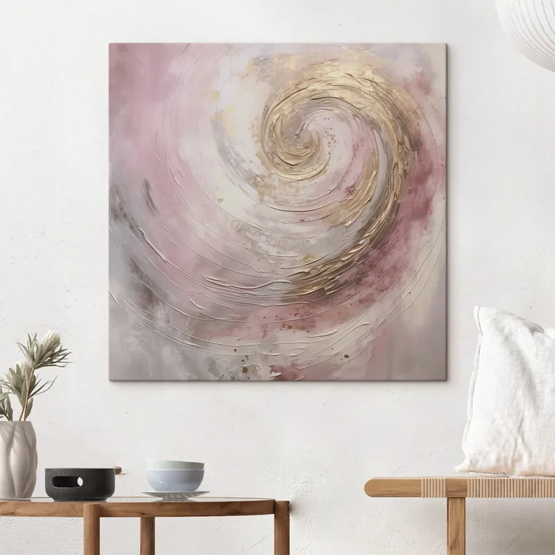 Ofertă specială Pictură pe pânză Vârtej abstract, pictură imitație Nr s46745