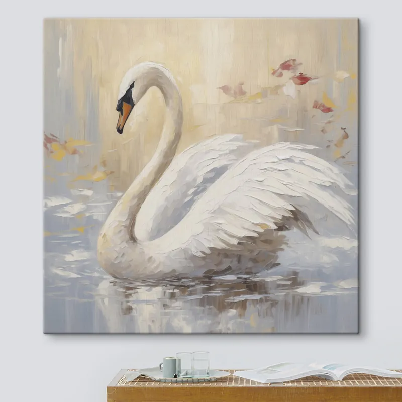 Cel mai bun preț Pictură pe pânză Pictură imitație de lebădă Nr s46748