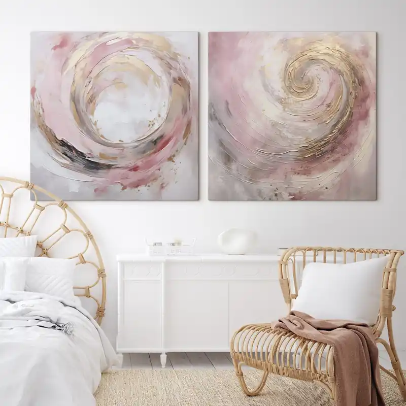 Reducere specială Pictură pe pânză Pictură abstractă imitând un vârtej Nr m01028