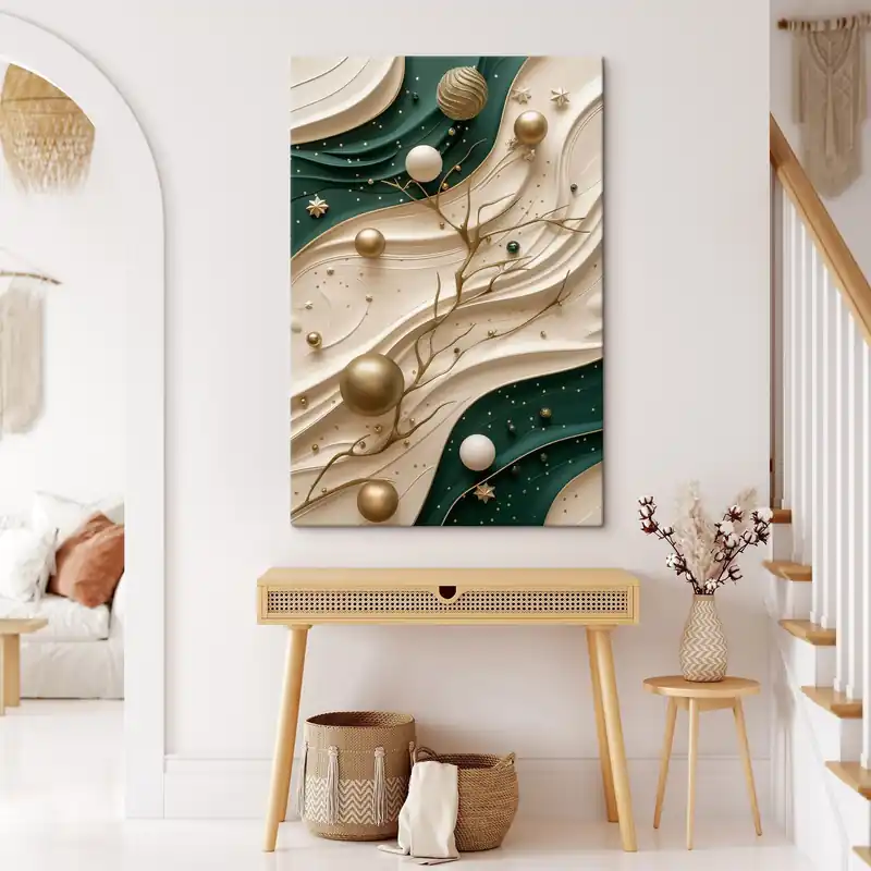 Ofertă exclusivă Pictură pe pânză Abstracția Anului Nou Nr s46799
