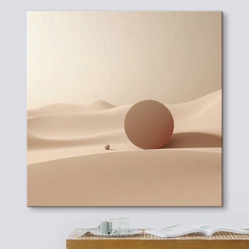 Pictură pe pânză Peisaj abstract cu forme minimaliste Nr s46658 Ieftin