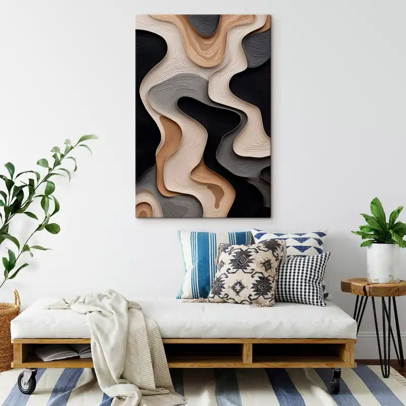 Pictură pe pânză Abstracție Nr s46816 Retur ușor
