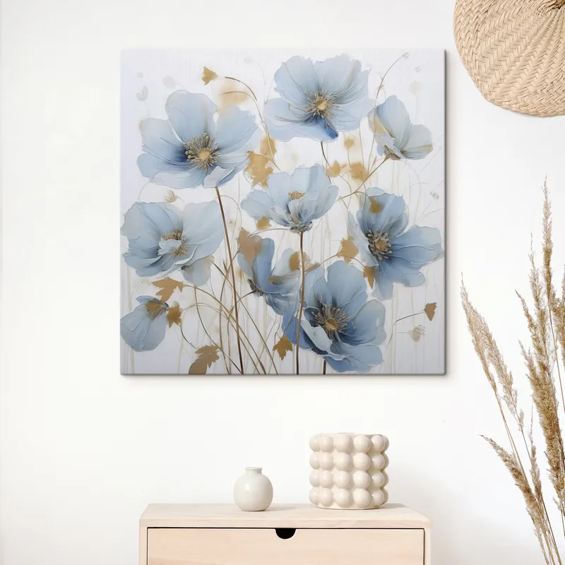 Pictură pe pânză Flori delicate Nr s46823 Preferatul clienților